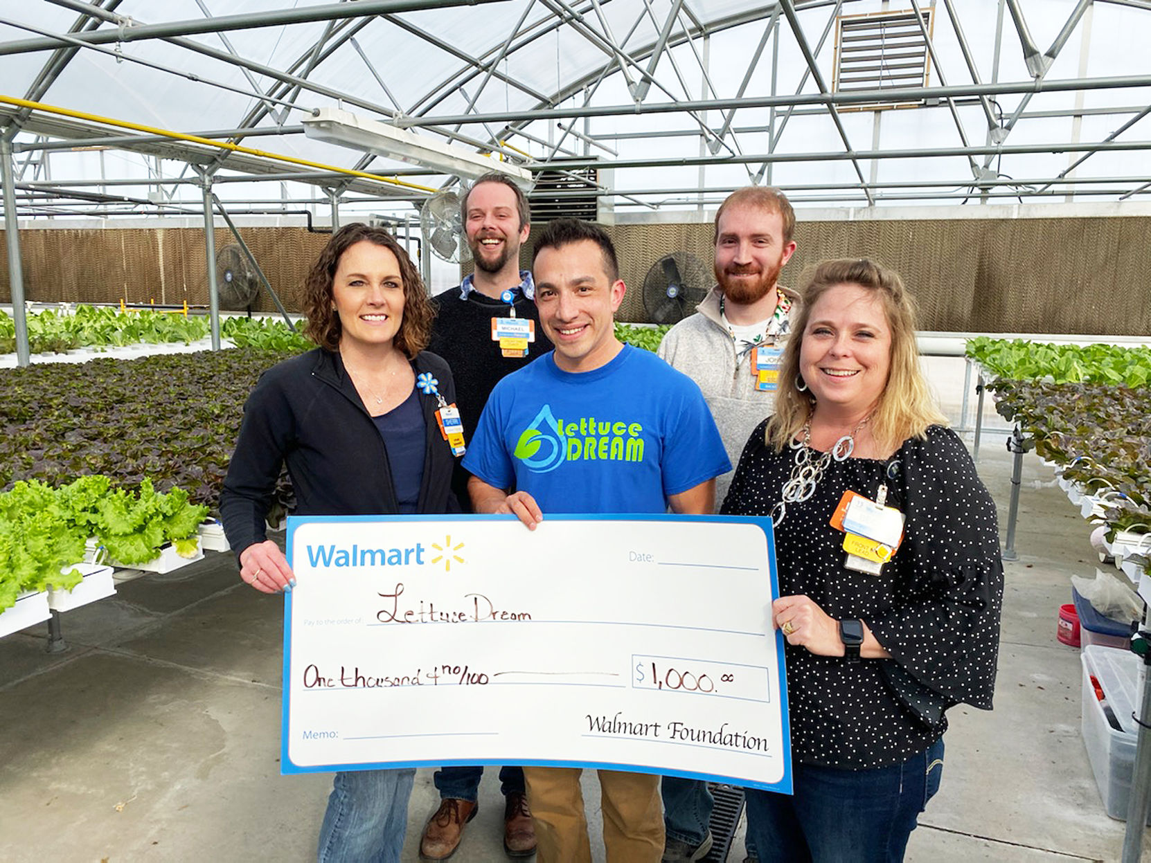 Lettuce Dream receives grant
